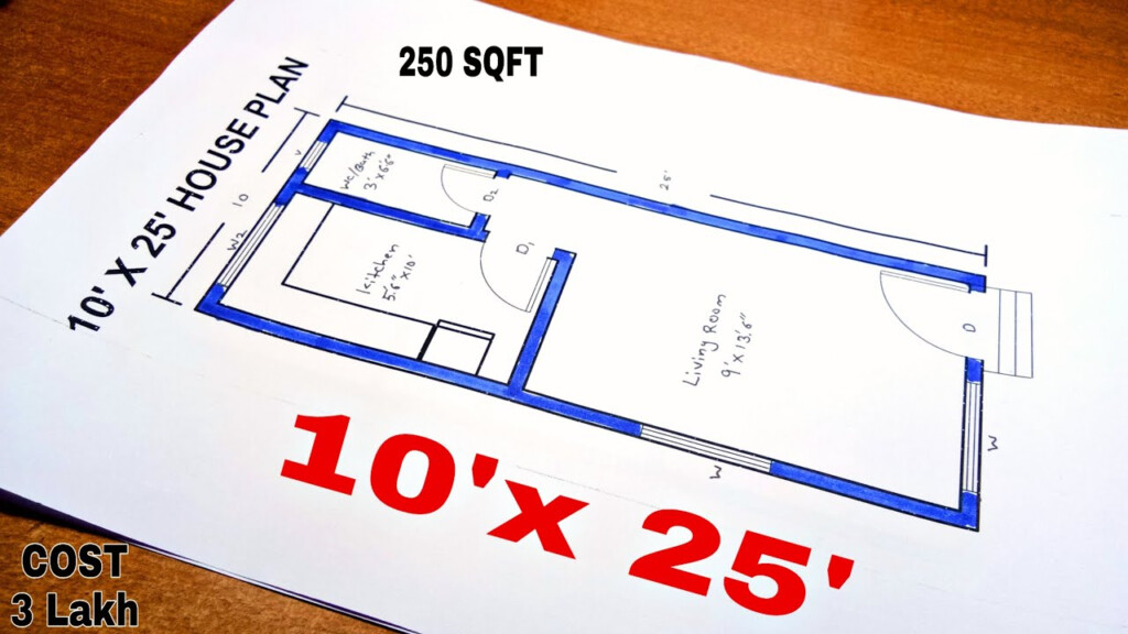 10 X 25 House Plan II 250 Sqft House Plan II Home Design Decore YouTube - 250 SQ FT House Plans In Rhodes Greece