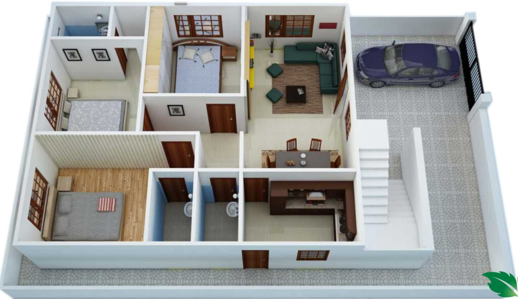 1000 Sq Ft House Plans 3 Bedroom Indian Bmp noodle - 1000 SQ FT House Plans Images In India