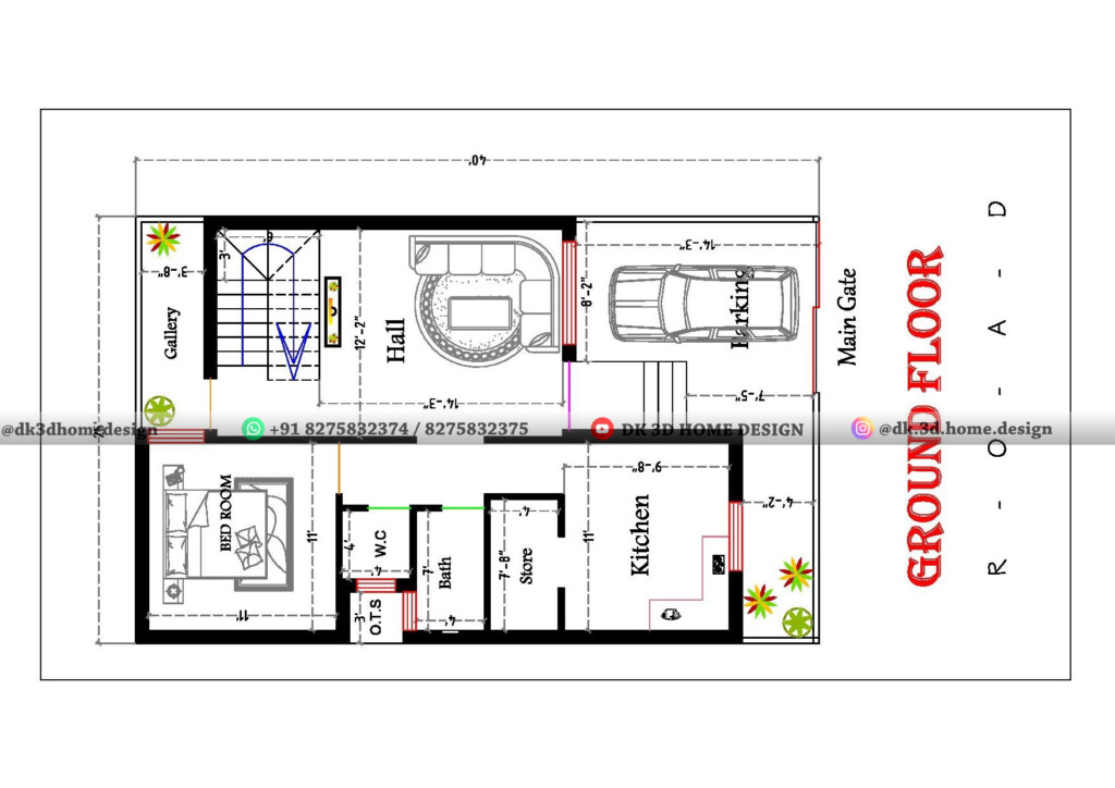 1000 Sq Ft Modern Duplex House Plan Front Elevation Design The  - 1000 SQ FT Duplex House Plans