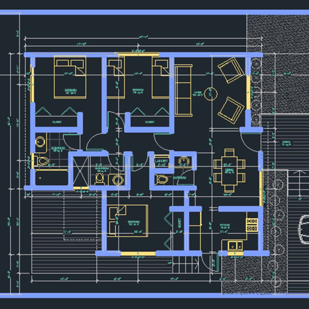 1100 Square Feet House Plans - 1100 SQ FT House Plans 1 Bedroom