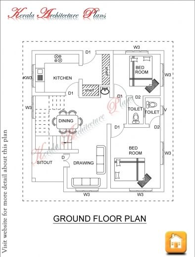 12 1000 Sq Ft House Plans 4 Bedroom Kerala Style Ideas - 1000 SQ FT House Plans 4 Bedroom Kerala Style