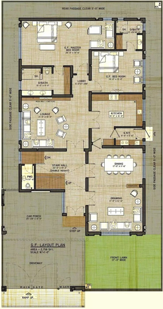 15 Most 2000 Sq Ft House Plans 1 Floor 4 Bedroom Life More Cuy - Row House Plans In 2000 SQ FT