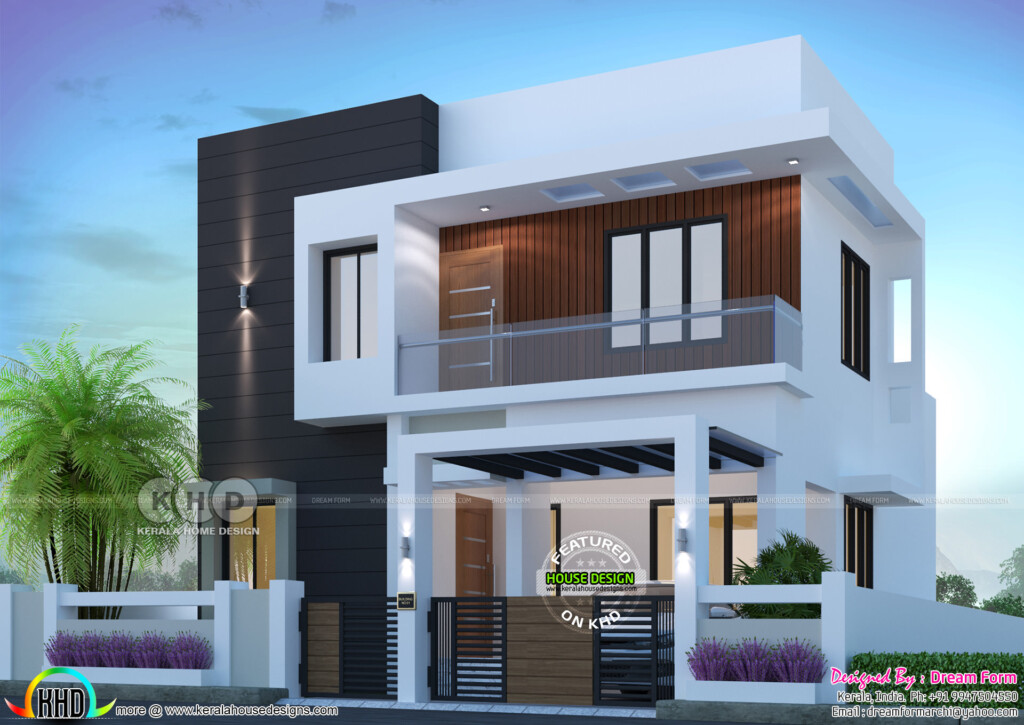 1500 Sq ft 3 Bedroom Modern Home Plan Kerala Home Design And Floor  - 1500 SQ FT House Plans Kerala Style