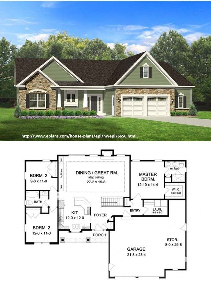 1500 Sq Ft Ranch House Plans House Plans - 1500 SQ FT Ranch House Plans 3 Bedrooms