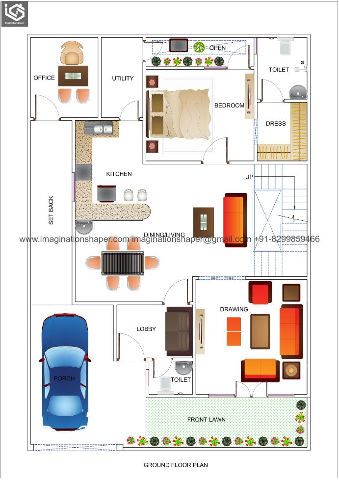 1500 Sqft House Plan Customized Designs By Professionals  - Row House Plans In 1500 SQ FT