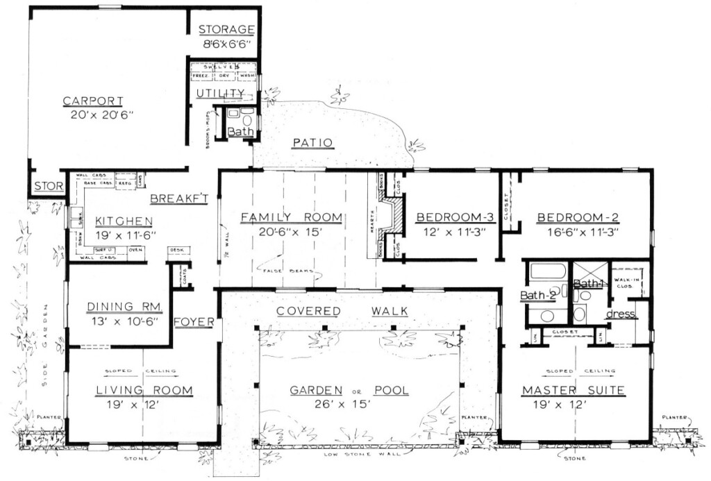 17 Inspiring 2200 Sq Ft House Plans Photo Home Building Plans 9841 - 2200 SQ FT House Plans With 2 Car Garage