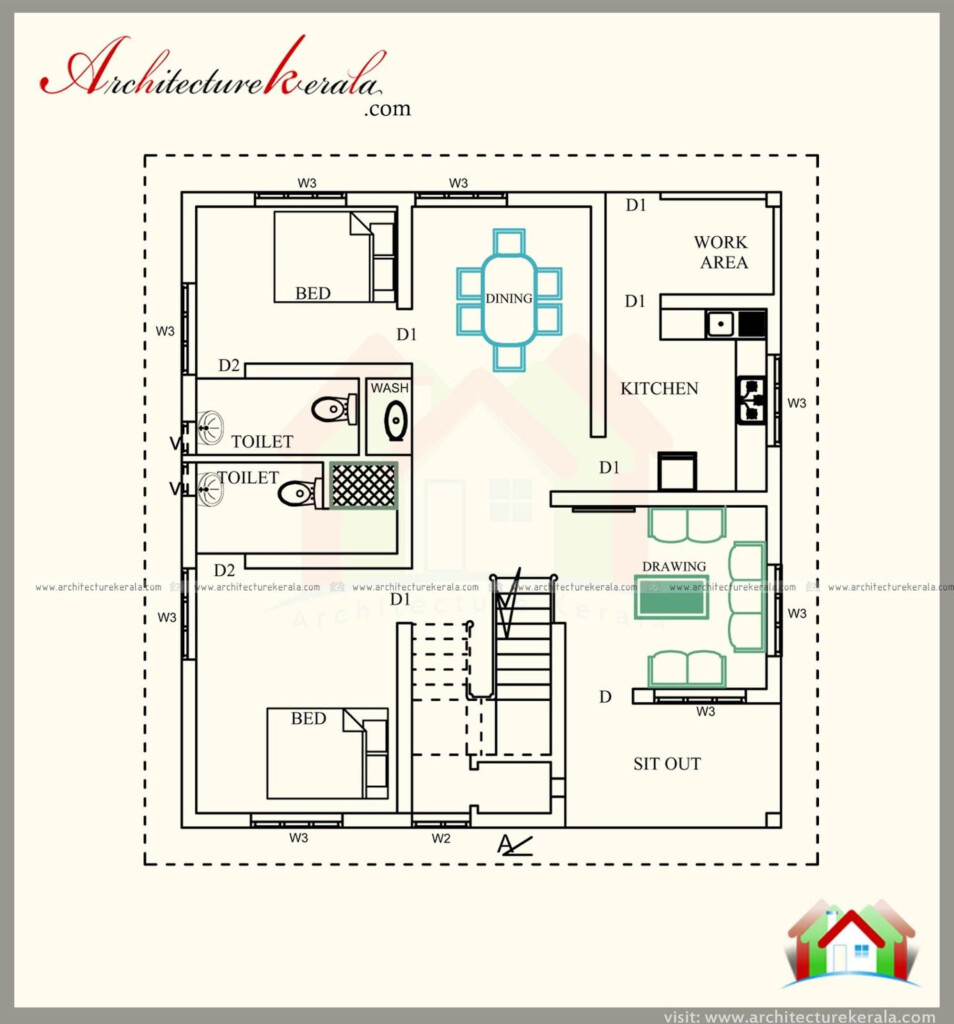 1700 Sq Ft House Plans India - 1700 SQ FT House Plans India