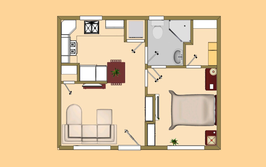 18 Engaging A 200 Sq Ft Studio Floor Plans Get It Country Living Home  - 200 SQ FT House Plans 2 Bedrooms