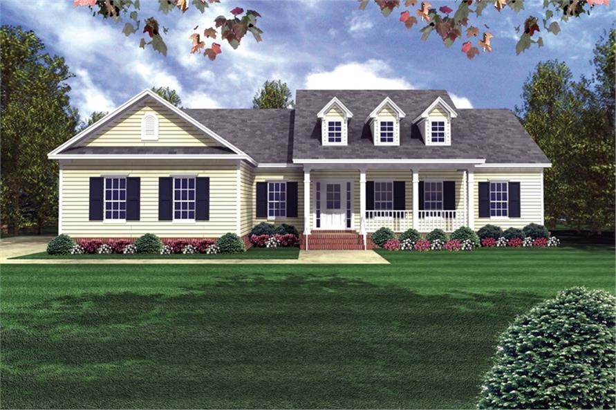 1800 Sq Ft Country Ranch House Plan 3 Bed 3 Bath 141 1175 - 1800 SQ FT House Plans With Basement