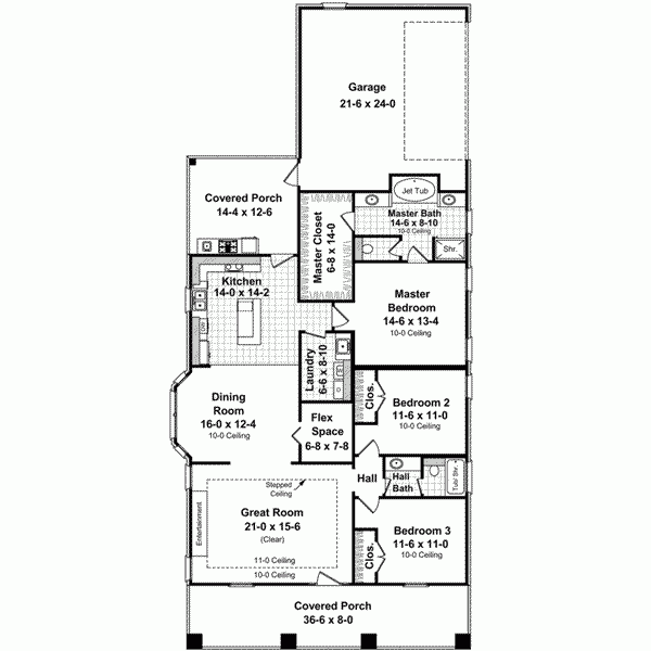 1800 Sq Ft House Plans One Story Draw plum - 1800 SQ FT House Plans Bungalow