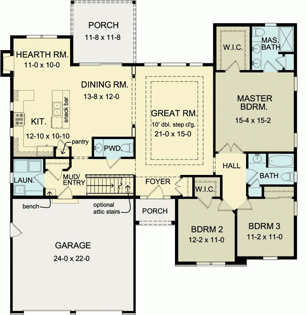 1900 Square Feet House Plans - 1900 SQ FT House Plans 2 Story