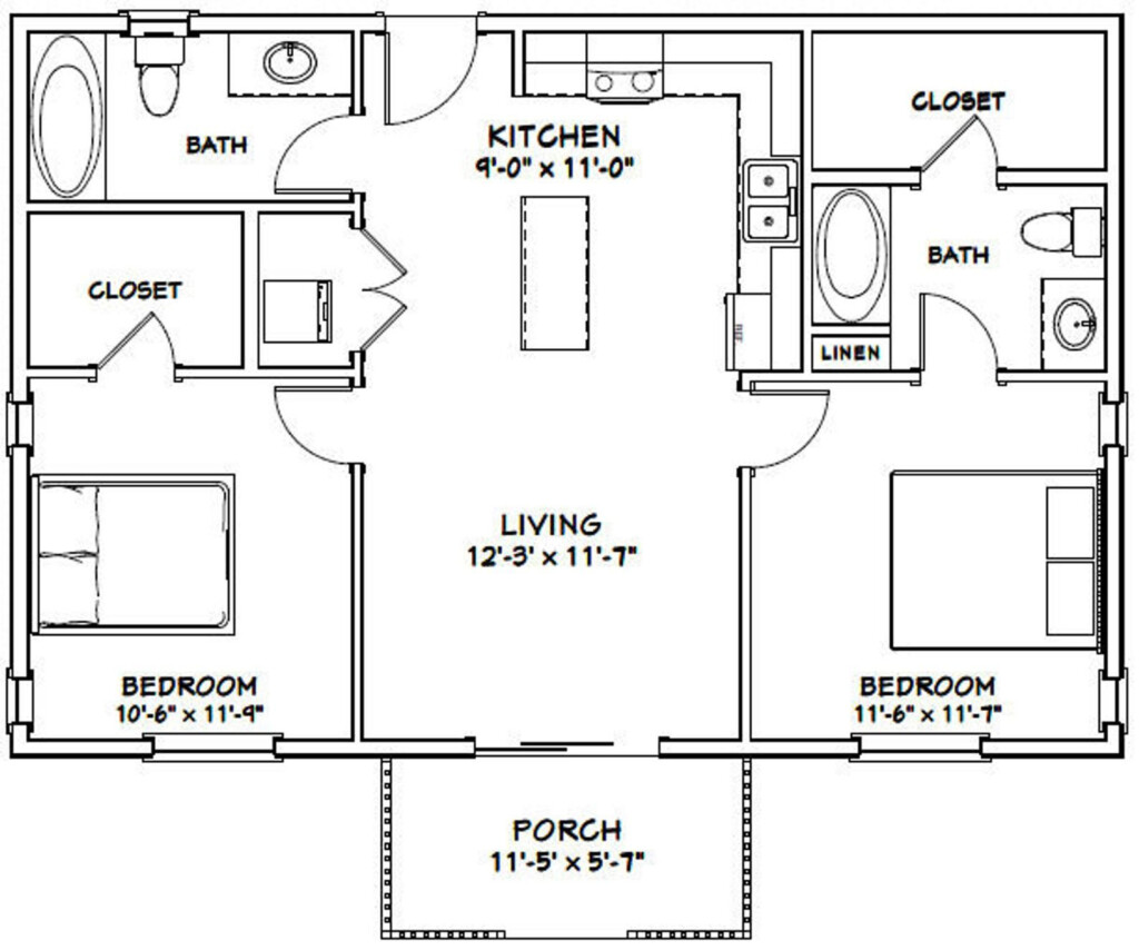 2 Bedroom 2 Bath House Plans Under 1500 Sq Ft This Spacious 3 Bedroom  - 2 Bedroom 2 Bath House Plans Under 1500 SQ FT