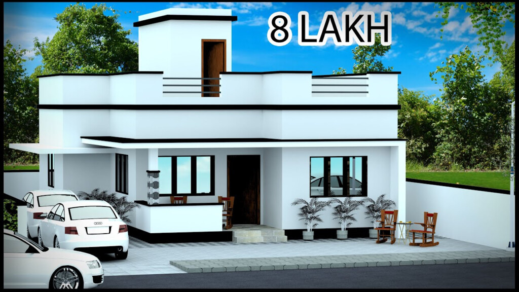 2 Bedroom House Plans Kerala Style 700 Sq Feet In India Www resnooze - 700 SQ FT House Plans Indian Style 3D