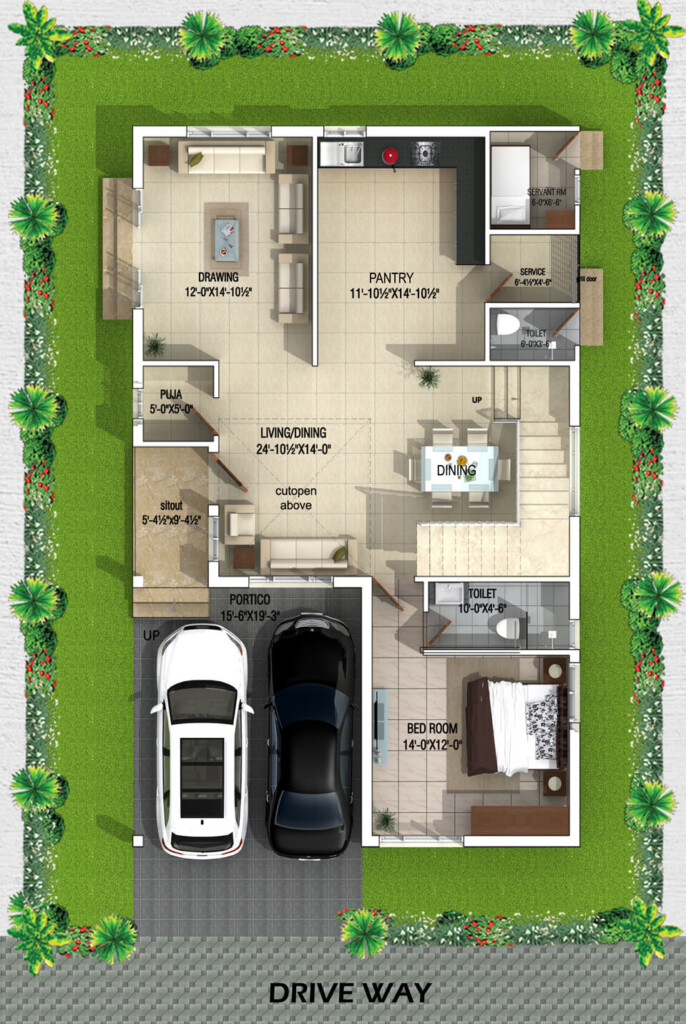 20 Best 1500 Sq Ft House Plans Indian Style - 1500 SQ FT House Plans Tamilnadu Style