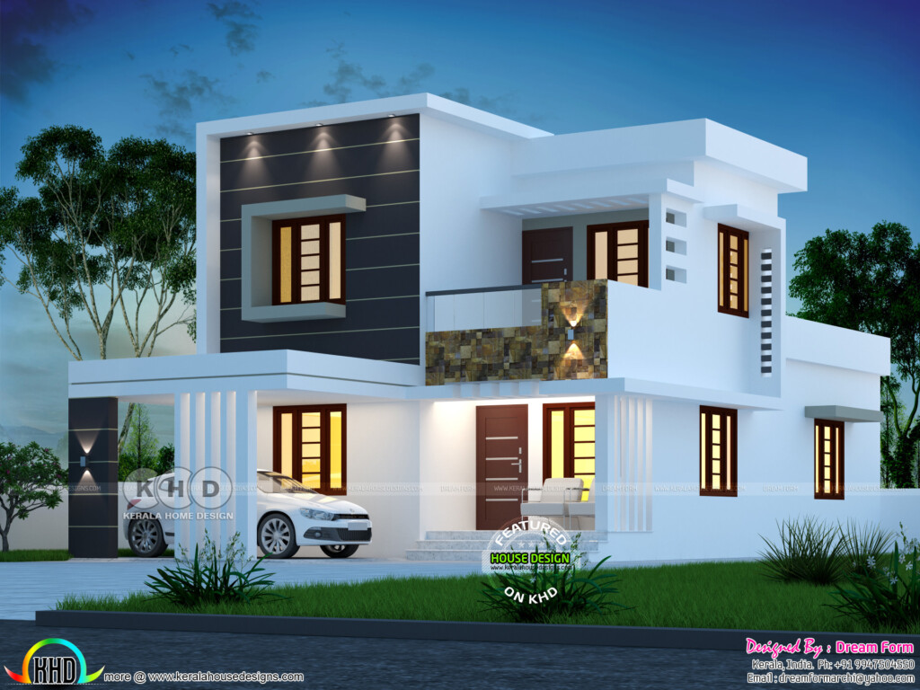 200 Square Meter Modern BHK House Design Kerala Home Design 42 OFF - 200 SQ FT House Plans India