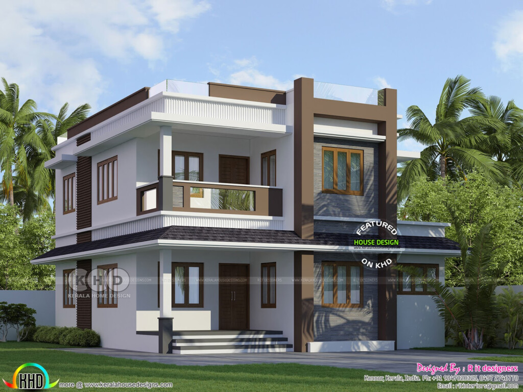 2100 Square Feet 4 Bedroom Modern Home Kerala Home Design And Floor  - 4 Bedroom 2100 SQ FT House Plans