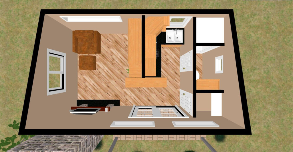 240 Sq Ft Floor Plan - 240 SQ FT House Plans