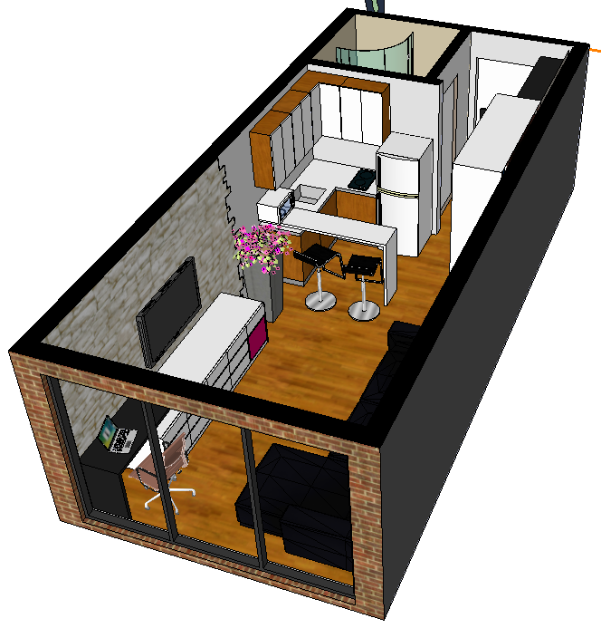 250 Sq Ft House Floor Plan Making The Most Of Your Small Space  - 250 SQ FT Tiny House Floor Plan