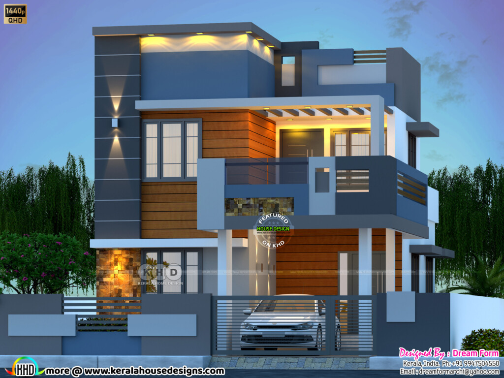 3 Bedrooms 1350 Sq Ft Modern Home Design Kerala Home Design And  - 1350 SQ FT House Plans Modern