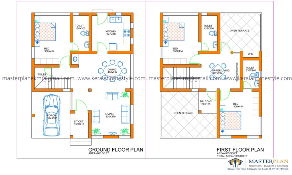 3 BHK 1600 Sq Ft House Plan Kerala Home Design Kerala House Plans  - 3 Bhk House Plan In 1600 SQ FT