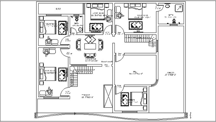 30X45 1350 Sq Ft 2 Story Duplex House Plan Sheikhupura IQBAL  - 1350 SQ FT Duplex House Plans