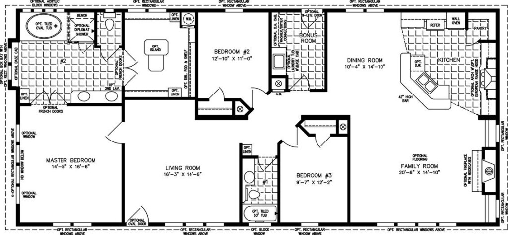 4 Bedroom House Plans 2000 Square Feet Printable Templates Free - 4 Bedroom 2000 SQ FT House Plans