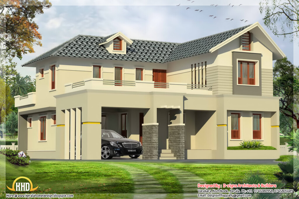 4 Bedroom India House Plan 2800 Sq ft Kerala Home Design And Floor  - 2800 SQ FT House Plans India