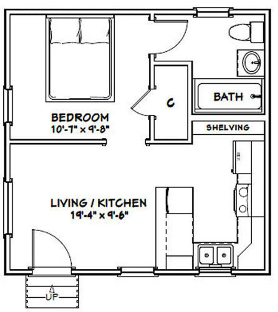 400 Square Foot Apartment Floor Plan Floorplans click - 400 SQ FT 2 Bedroom House Plans