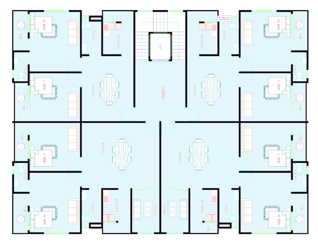 4000 SQ FT Residential Building Designs First Floor Plan House  - 4000 SQ FT House Plans With Swimming Pool