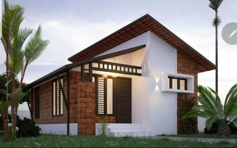 420 Sq Ft 2BHK Modern Single Storey House And Plan - 420 SQ FT House Plans Cost