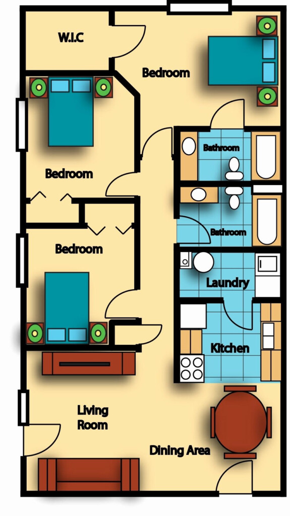 43 House Plan Inspiraton 3 Bedroom House Plan 900 Sq Ft - 900 SQ FT House Plans 3 Bedroom India