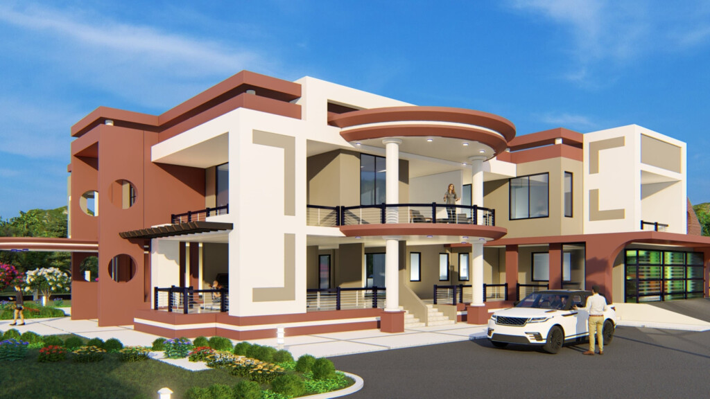 5 Bedroom House Plan Option 1 5000sqft House Plans 5 Bedroom Etsy India - Modern 5000 SQ FT House Plans In India