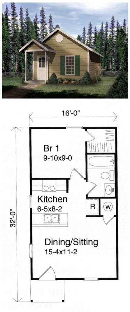 500 Square Foot Tiny House Plans - Tiny House Plans 500 SQ FT