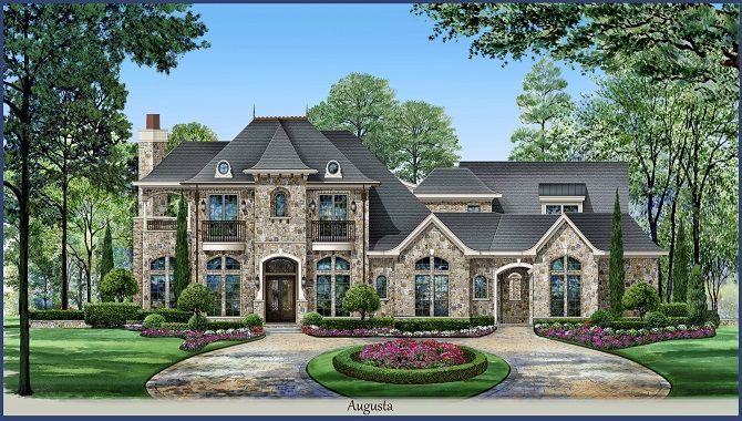 5000 Sq Ft House CUSTOM BUILT Country House Plans French Country  - 5 000 To 6 000 SQ FT House Plans