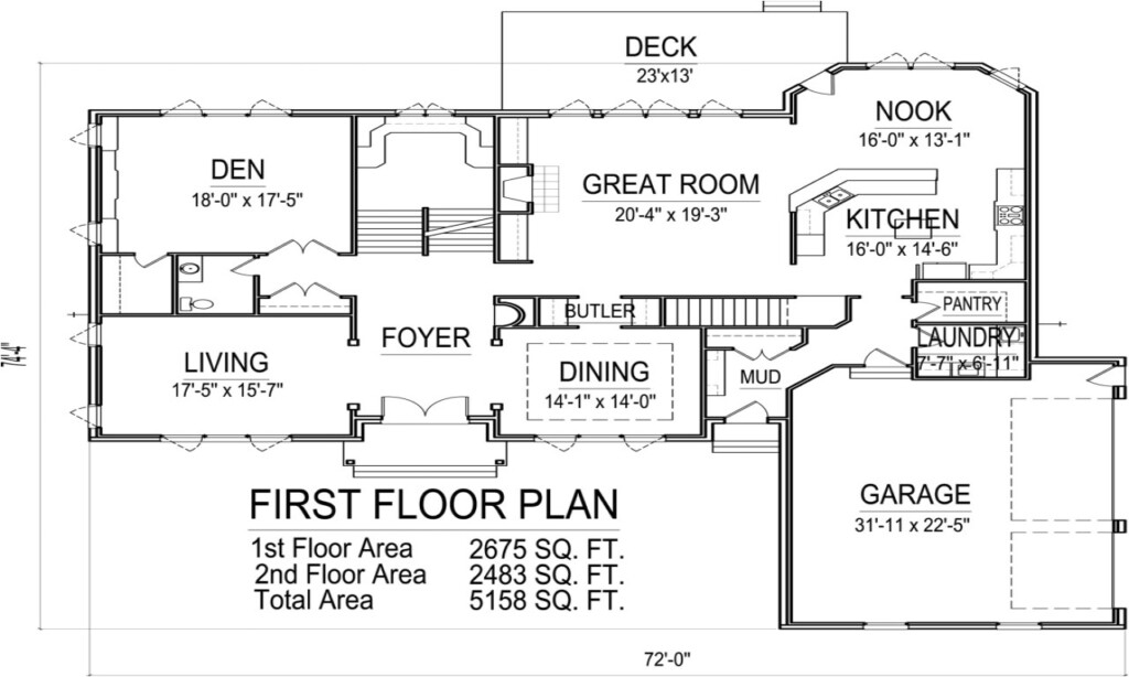 5000 Sq Ft House Plans Ideas For Your Dream Home House Plans - 5000 SQ FT Craftsman House Plans