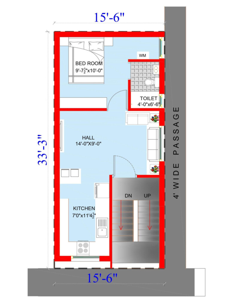 550 Sq Ft House Plan Design Mohankumar Construction Best  - 550 SQ FT House Plans In India