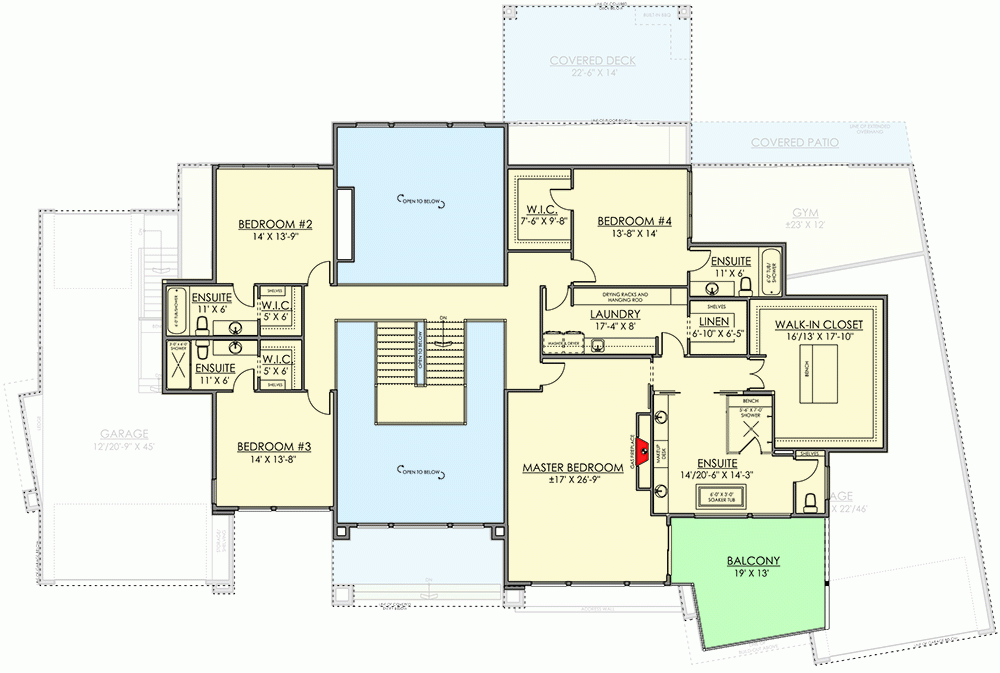 5500 Sq Ft Modern Home With Slightly Angled 3 Car Garage 81734AB  - 4500 To 5500 SQ FT House Plans