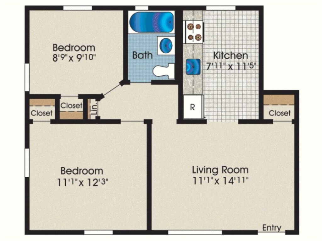 600 Sq Ft House Plans With Loft Plougonver - 600 SQ FT Two Bedroom House Plans