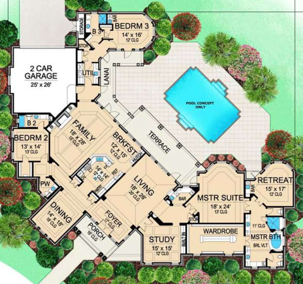 6000 Square Foot Home Plans Printable Templates Free - 6000 SQ FT House Plans