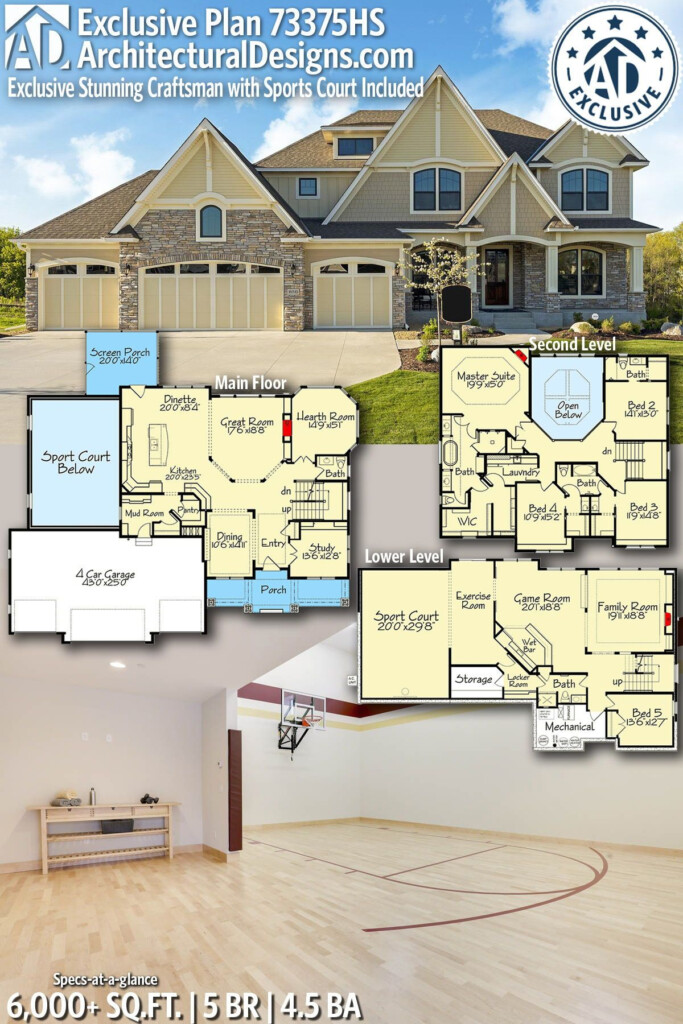 6000 Square Foot House Floor Plan Fawn Nesbitt - 5 000 To 6 000 SQ FT House Plans