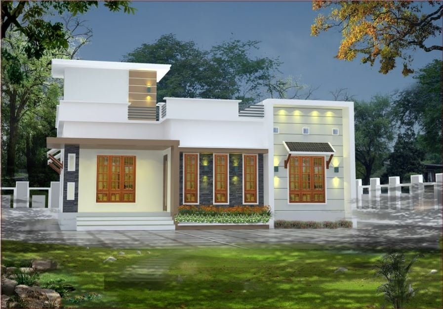 750 Sq Ft 2BHK Modern Single Storey House And Free Plan Home Pictures - House Plan For 750 SQ FT