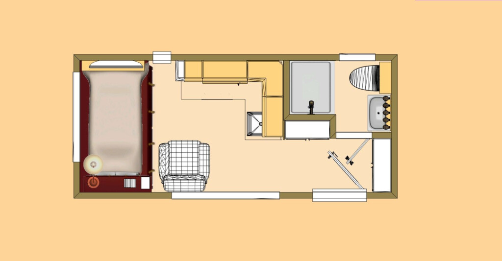 80 Enchanting 144 Sq Ft Tiny House Plan Satisfy Your Imagination - 144 SQ FT House Plans