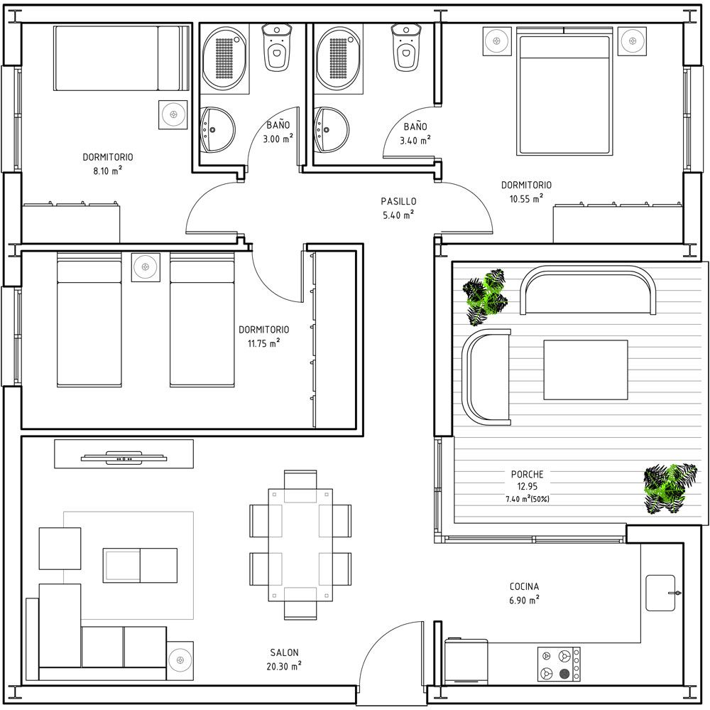 80 Sqm Floor Plan Floorplans click - 80 SQ FT House Floor Plans