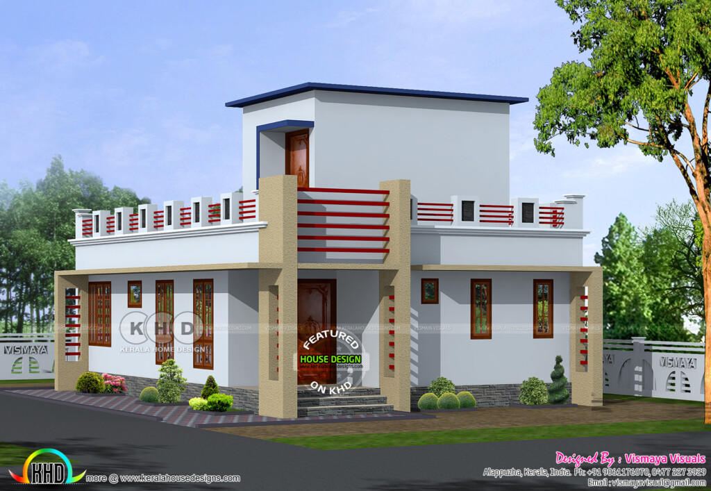 800 Sq ft Small Kerala Home Plan Kerala Home Design And Floor Plans  - 800 SQ FT House Plans Kerala