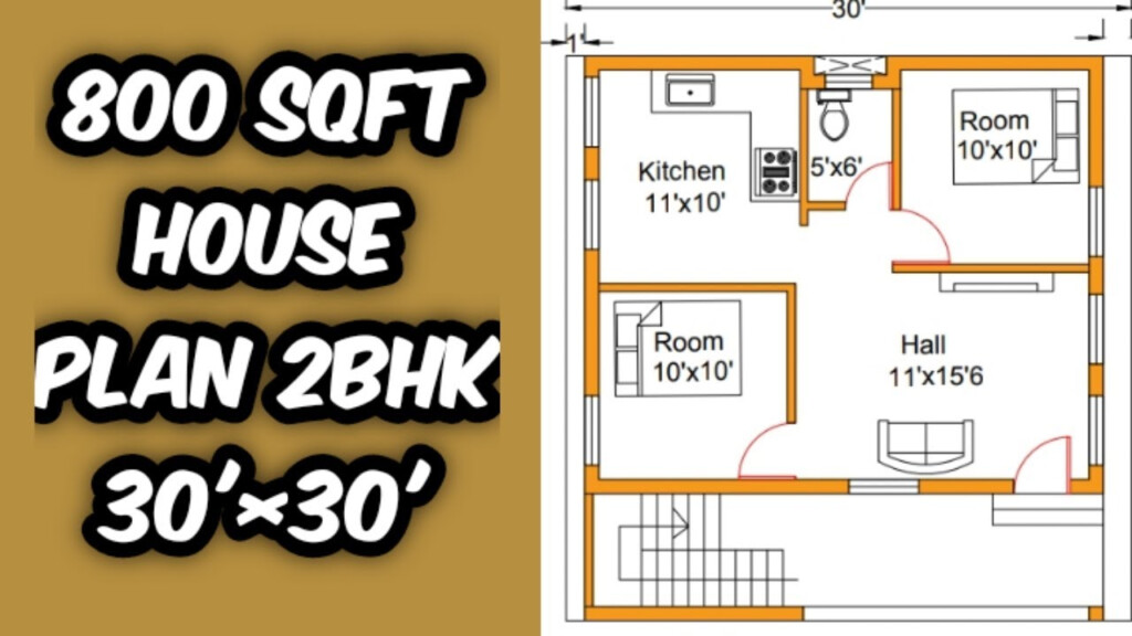 800 Sqft South Face House Plan 30 30 Tamil Credence Construction  - 800 SQ FT House Plans 2 Bedroom In Tamilnadu