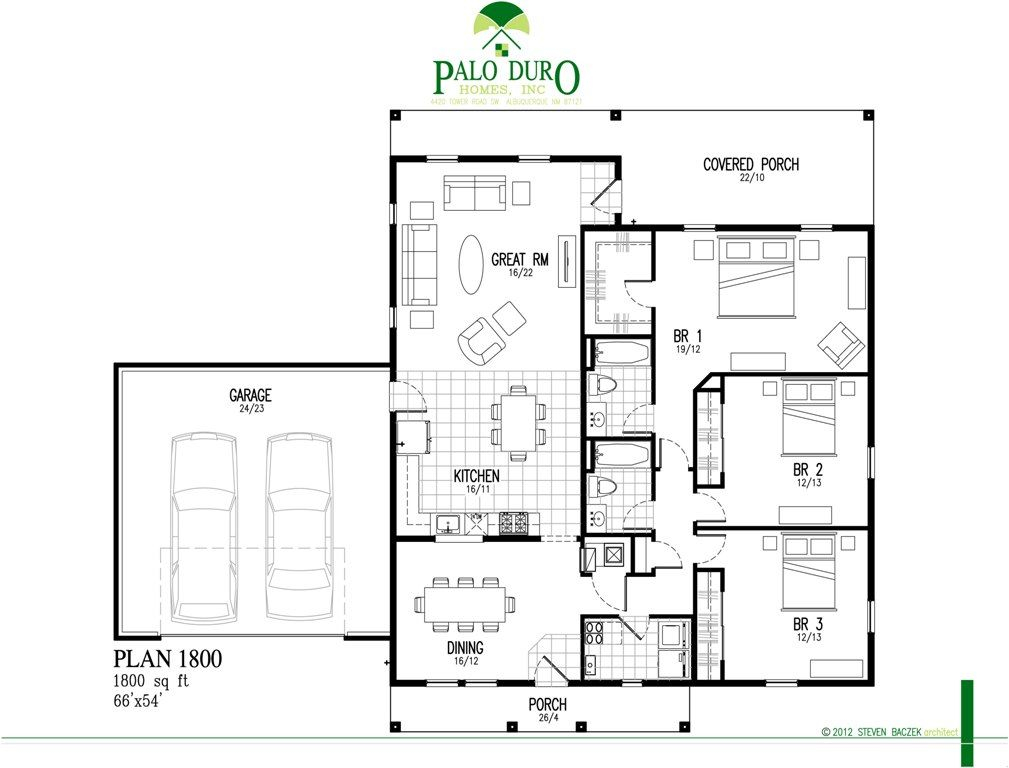 81 Beautiful 1800 Sq Ft House Plan With Car Parking Voted By The  - 1800 SQ FT House Plan With Car Parking