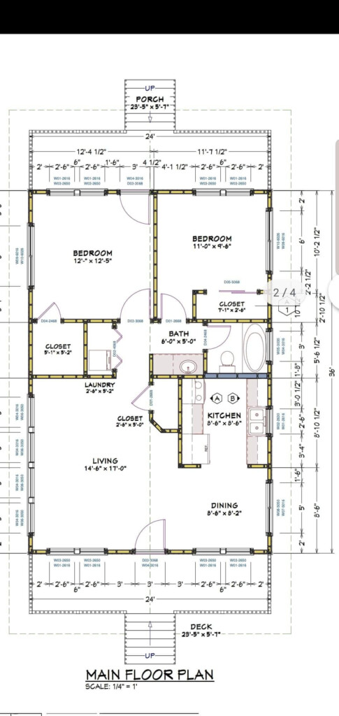 840 Square Foot House Plan House Plans Floor Plans Rental Property - 840 SQ FT House Plan