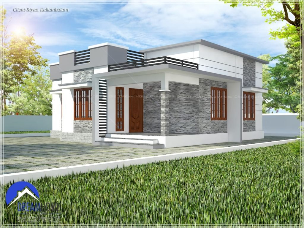 870 Sq Ft 3BHK Single Floor Low Budget House And Plan 13 Lacks Home  - 870 SQ FT House Plans