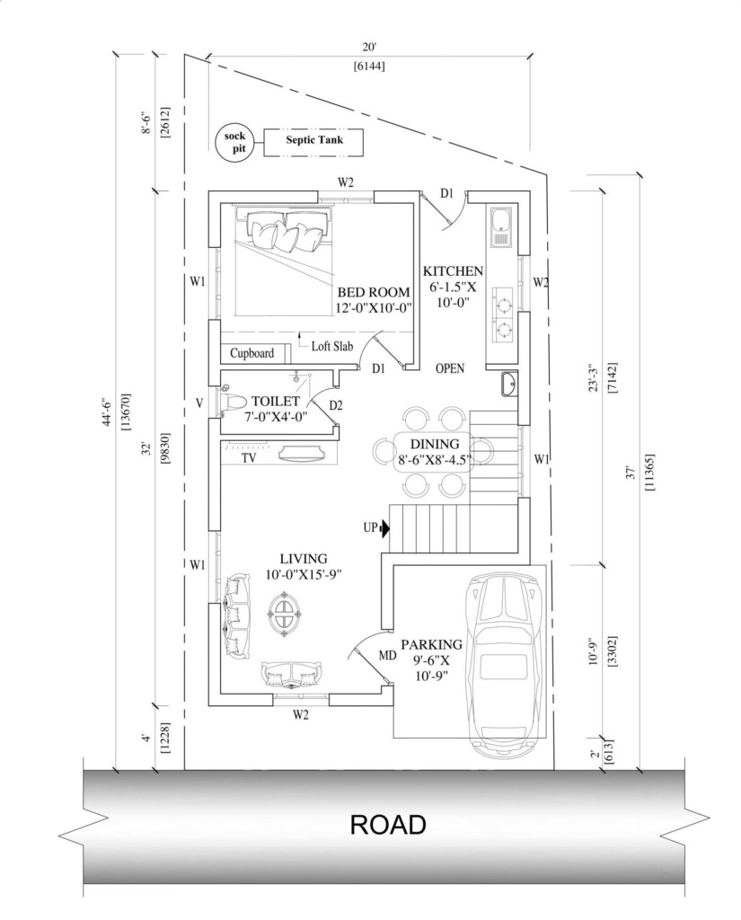 950 Sq Ft House Plan With Car Parking Mohankumar Construction Best  - 950 SQ FT House Plan With Car Parking