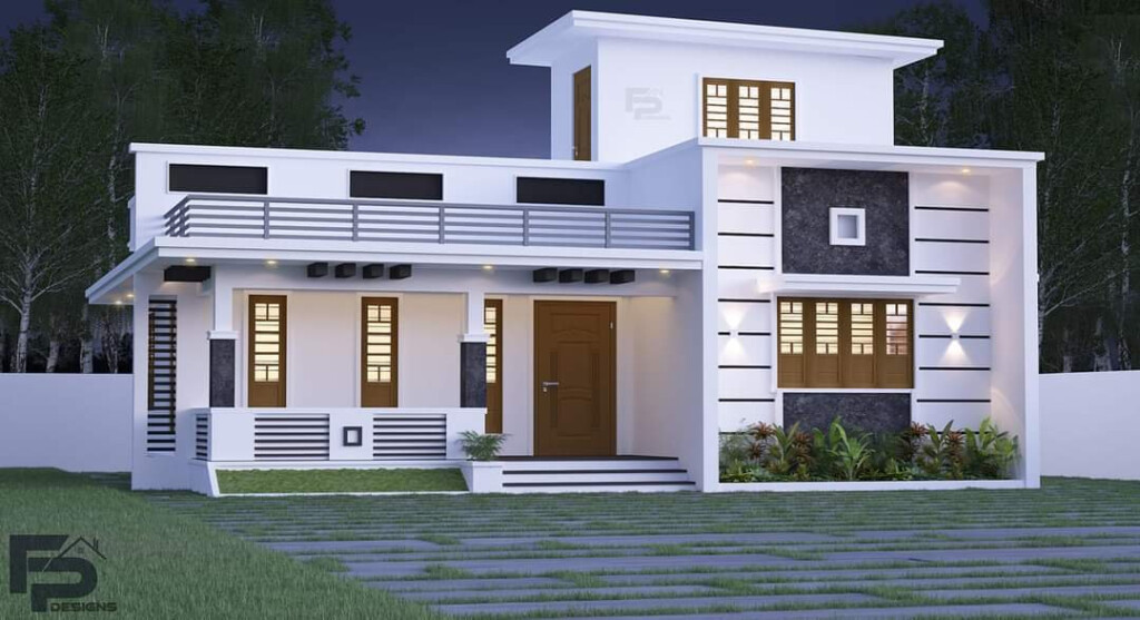 990 Sq Ft 2BHK Modern And Beautiful House And Free Plan - 990 SQ FT House Plan